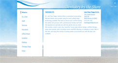 Desktop Screenshot of dentistrybytheshore.com