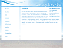 Tablet Screenshot of dentistrybytheshore.com